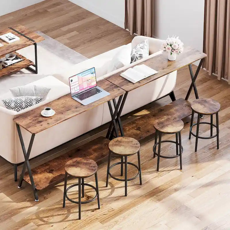 Console d'entrée, Console étroite, Console de canapé en bois