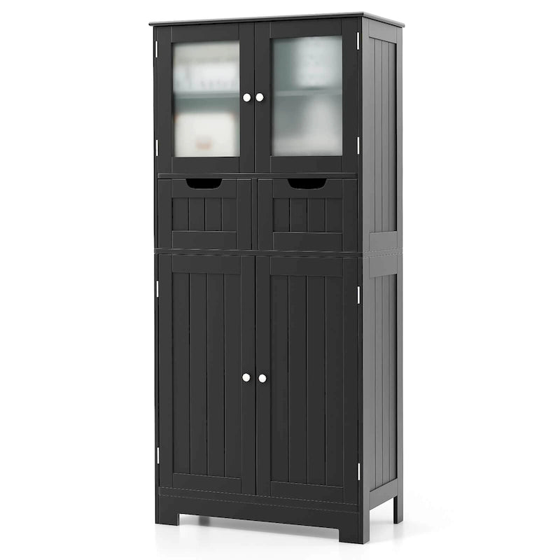 Meuble de rangement de salle de bain avec 2 tiroirs pour cuisine
