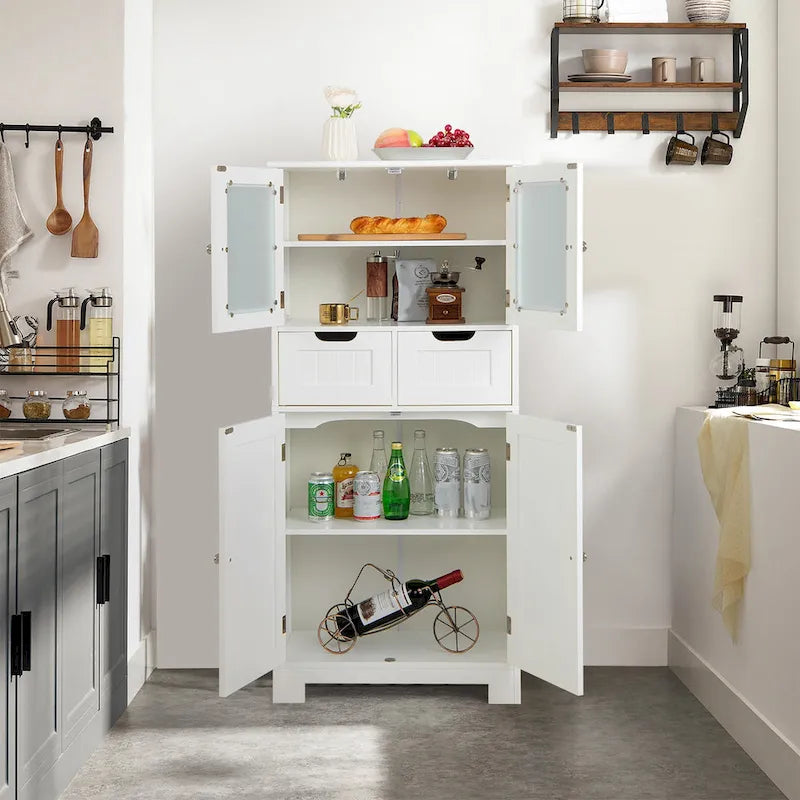 Meuble de rangement de salle de bain avec 2 tiroirs pour cuisine
