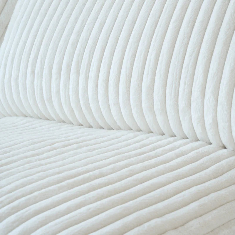 Canapé modulable, canapé convertible en V, adapté au salon, canapé confortable 5 places avec méridienne et pouf