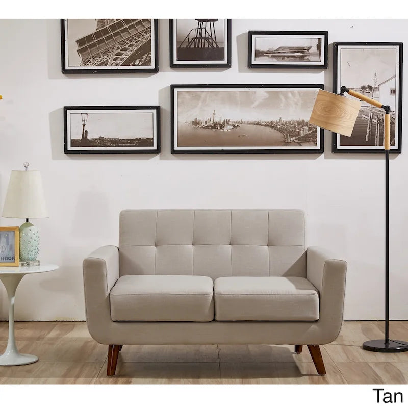 Causeuse en tissu