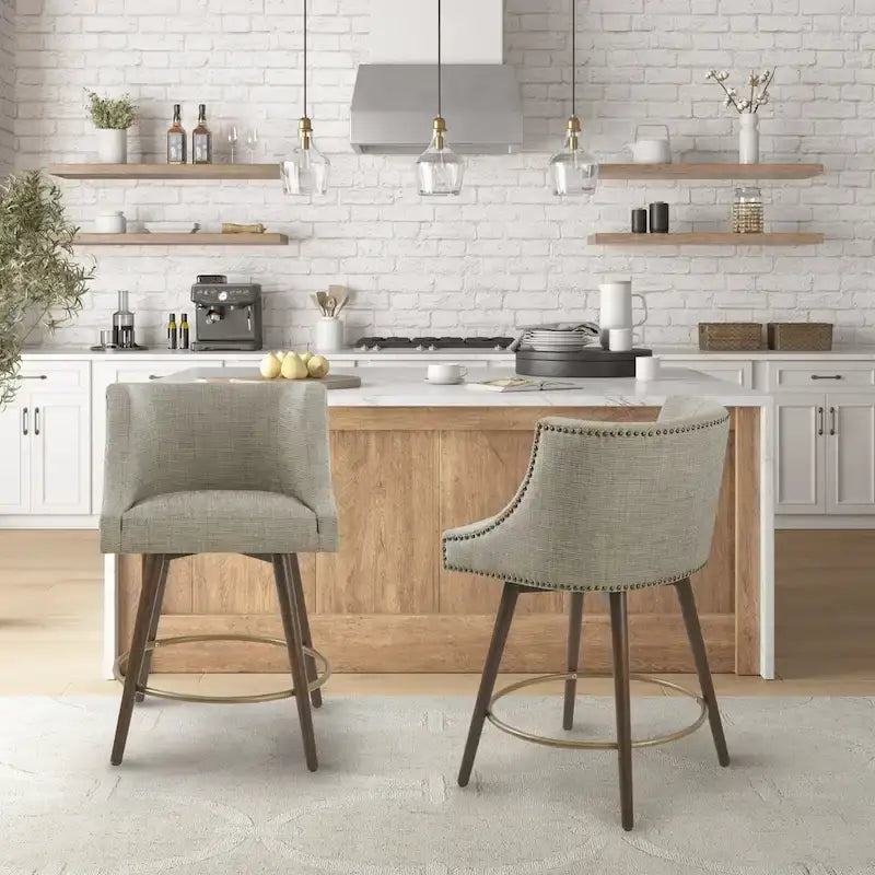 Tabouret de comptoir pivotant