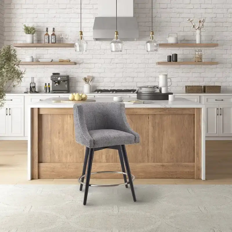 Tabouret de comptoir pivotant