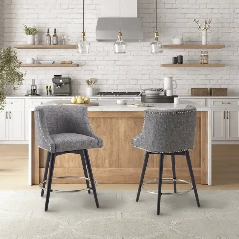 Tabouret de comptoir pivotant