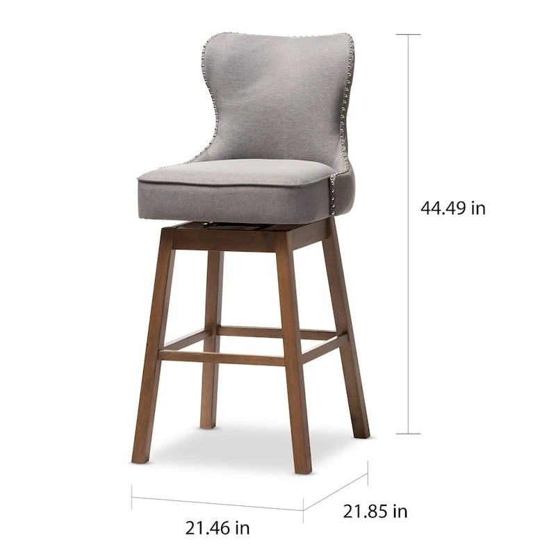 Tabouret de bar pivotant moderne et contemporain