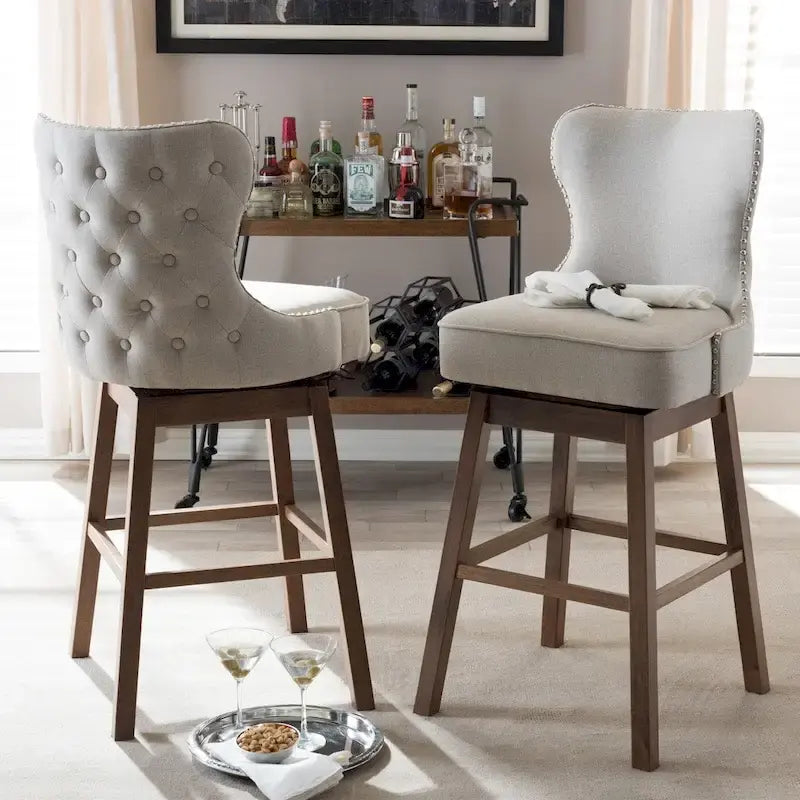 Tabouret de bar pivotant moderne et contemporain