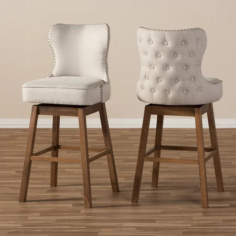 Tabouret de bar pivotant moderne et contemporain