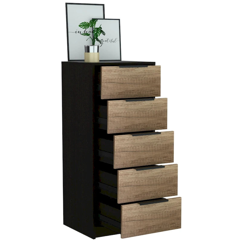 Commode à 5 tiroirs, Commode verticale