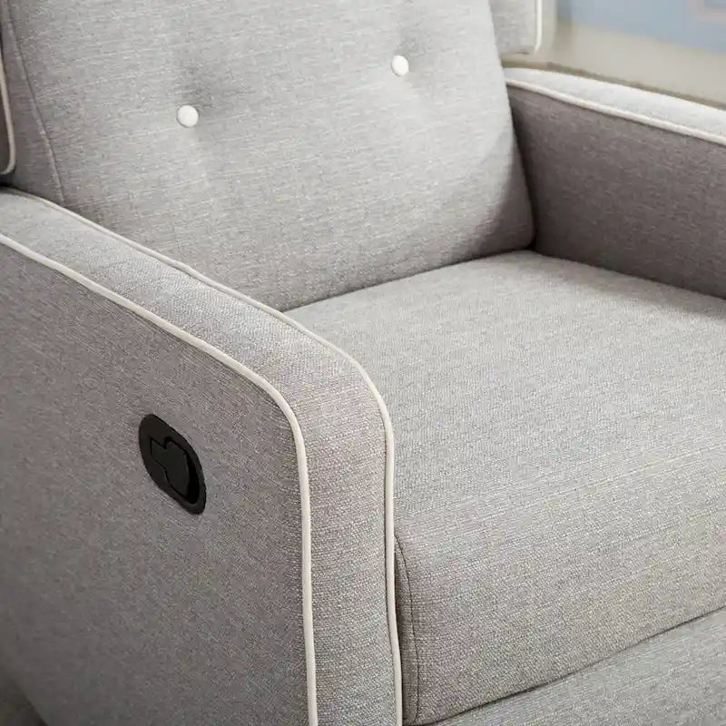Fauteuil inclinable pivotant et à bascule monoplace