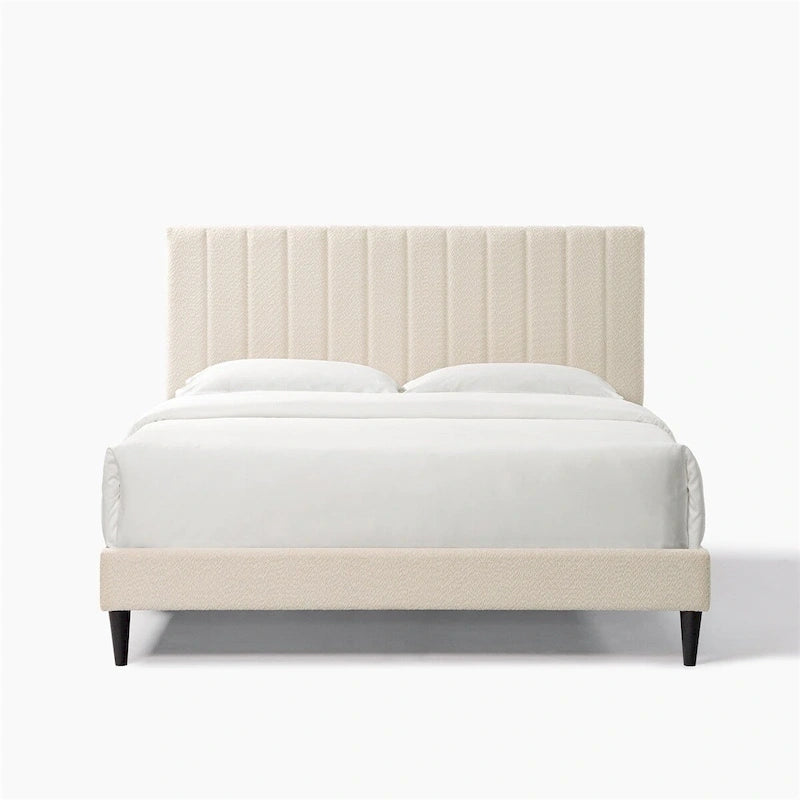 Lit plateforme capitonné Queen Size