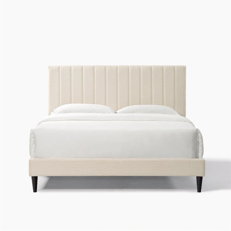 Lit plateforme capitonné Queen Size