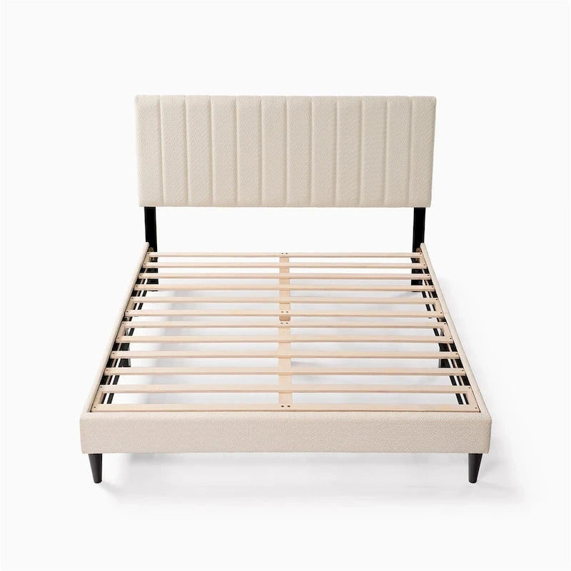 Lit plateforme capitonné Queen Size