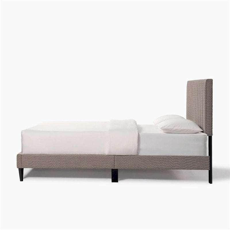 Lit plateforme capitonné Queen Size