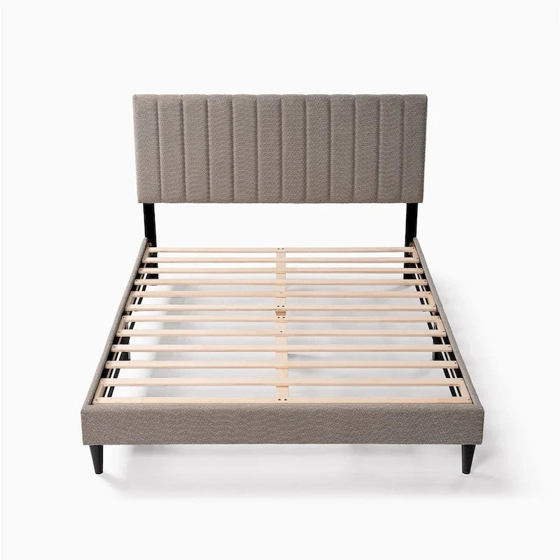 Lit plateforme capitonné Queen Size