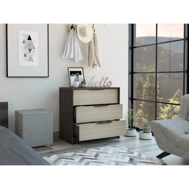 Commode à 3 tiroirs, Plateau supérieur
