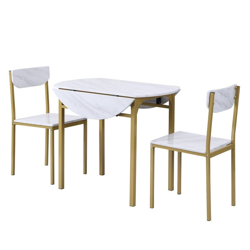 Table et chaises de salle à manger rondes de hauteur bar modernes