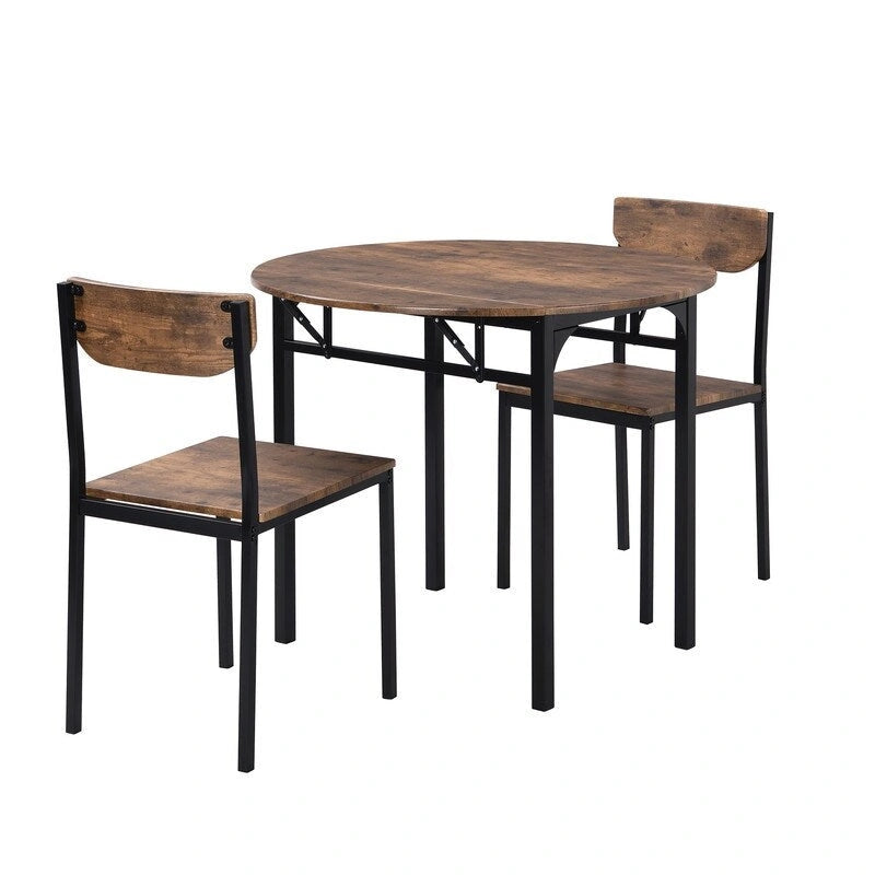 Table et chaises de salle à manger rondes de hauteur bar modernes