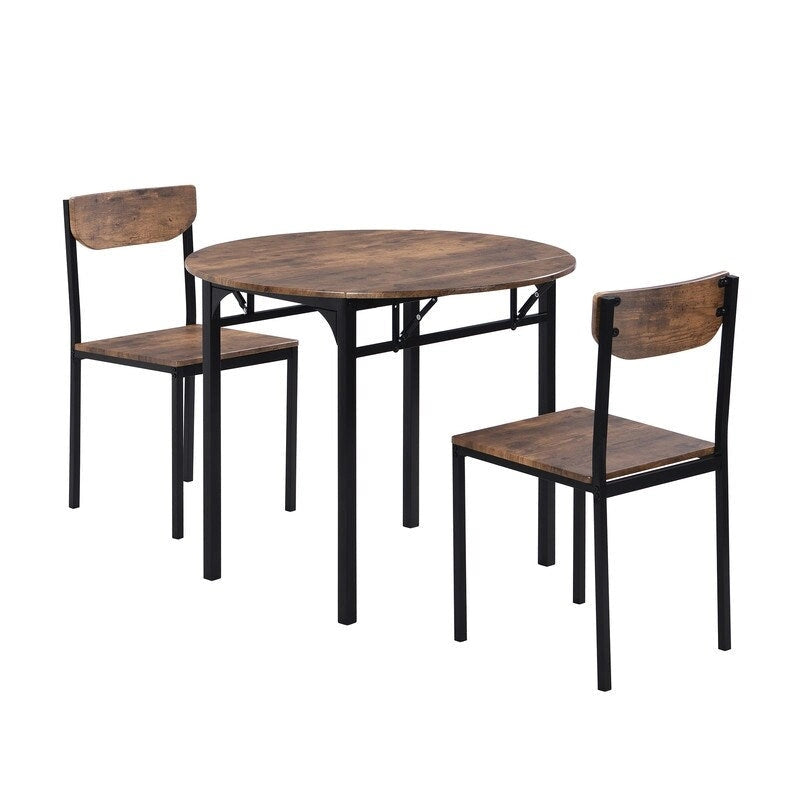 Table et chaises de salle à manger rondes de hauteur bar modernes