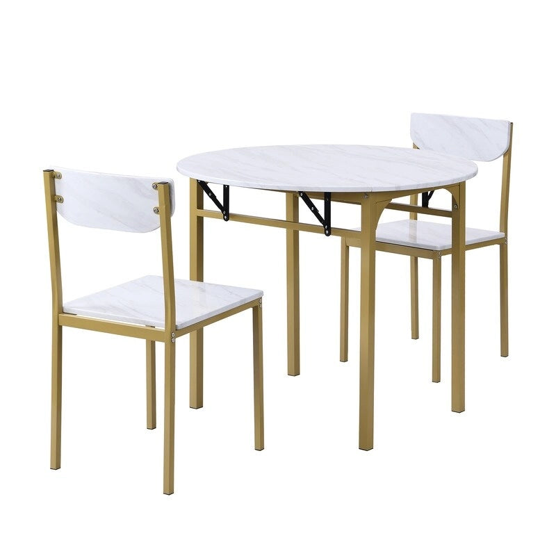 Table et chaises de salle à manger rondes de hauteur bar modernes