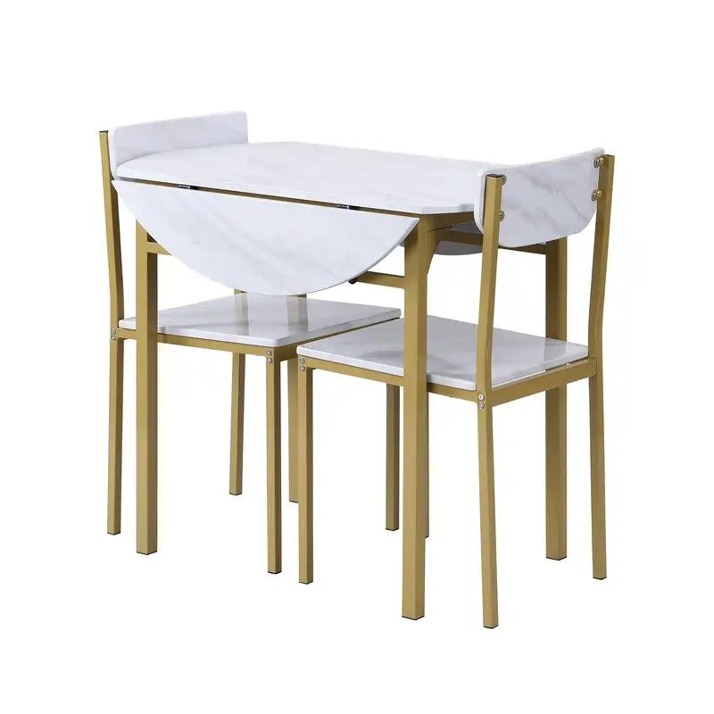 Table et chaises de salle à manger rondes de hauteur bar modernes