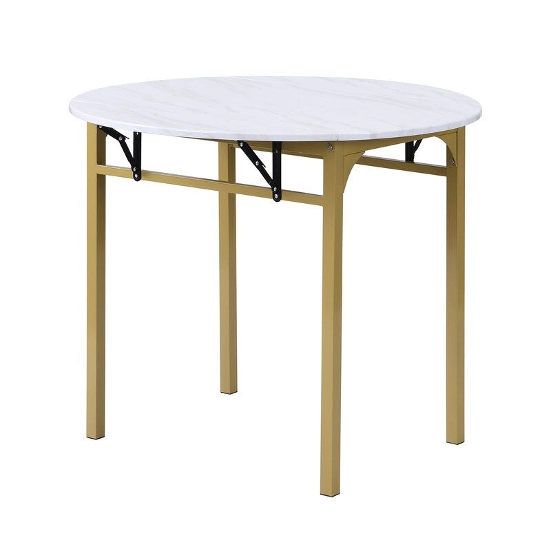 Table et chaises de salle à manger rondes de hauteur bar modernes