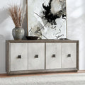 Buffet bahut gris vieilli