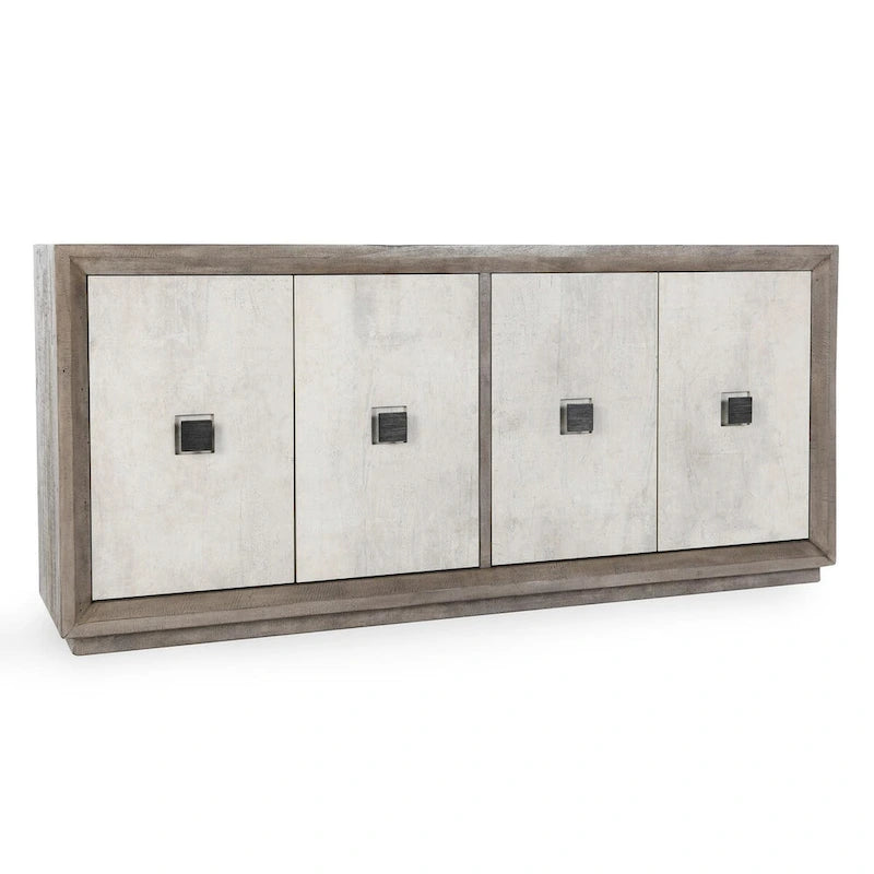 Buffet bahut gris vieilli