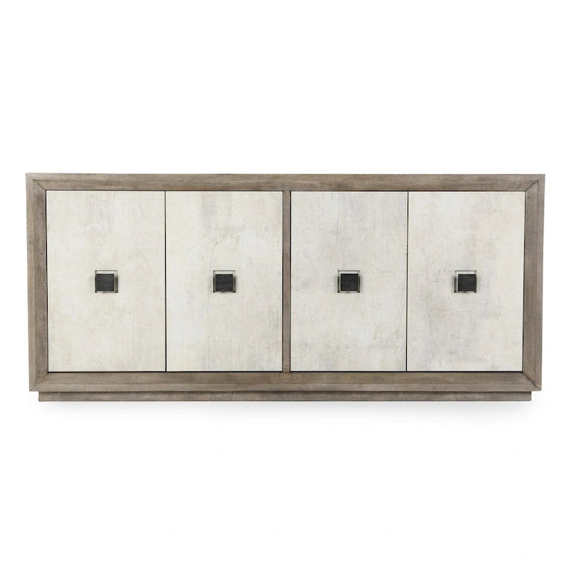 Buffet bahut gris vieilli