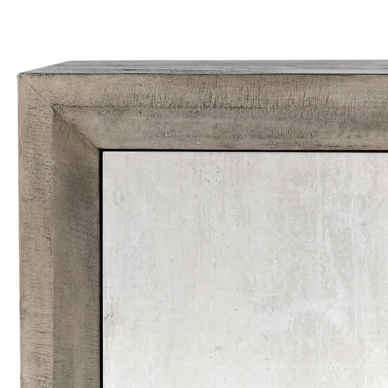 Buffet bahut gris vieilli