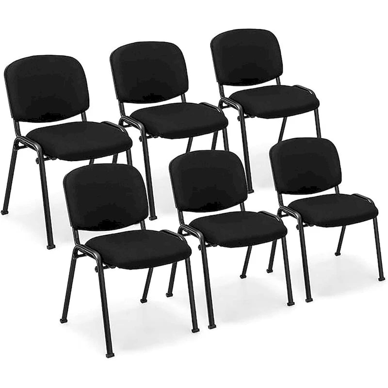 Chaise de conférence pour salle de réunion, cadre métallique et dossier rembourré